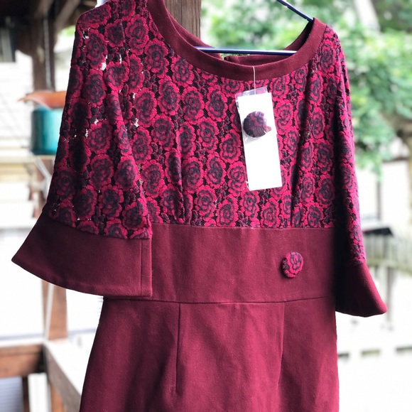 Tatyana Lace top wiggle dress XL BNWT - Picture 4 of 9